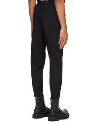 schwarze Wollchinohose von Solid Homme