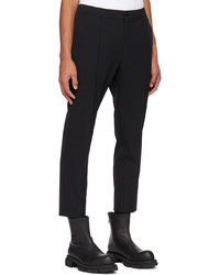 schwarze Wollchinohose von Solid Homme