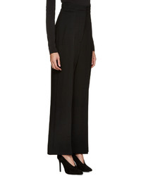 schwarze Wollhose von Lanvin