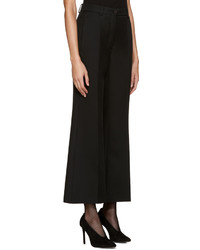 schwarze Wollhose von Nina Ricci