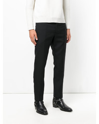 schwarze Wollhose von Saint Laurent