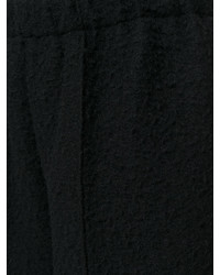 schwarze Wollhose von MM6 MAISON MARGIELA