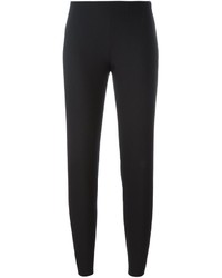 schwarze Wollhose von Jil Sander Navy