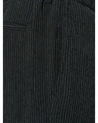 schwarze Wollhose von Issey Miyake