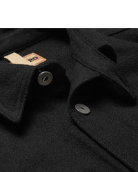 schwarze Wolljacke von Nigel Cabourn