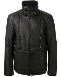 schwarze Wolljacke von Isabel Benenato