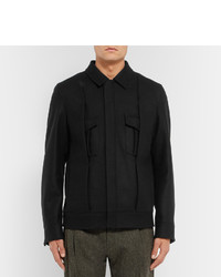 schwarze Wolljacke von Chalayan