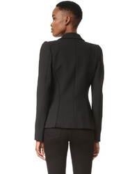 schwarze Wolljacke von Thierry Mugler