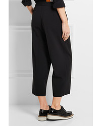 schwarze Wollkarottenhose von Stella McCartney