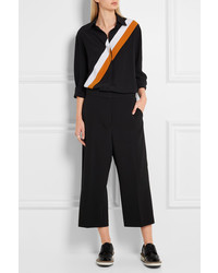 schwarze Wollkarottenhose von Stella McCartney