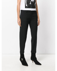 schwarze Wollkarottenhose von Dsquared2