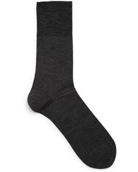 schwarze Wollsocken von Falke