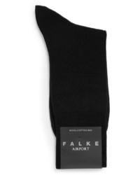 schwarze Wollsocken von Falke