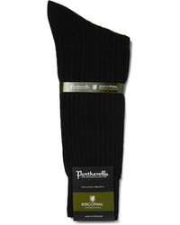 schwarze Wollsocken von Pantherella