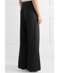 schwarze Wollweite hose von Max Mara