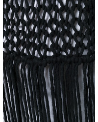 schwarze Wollweste von Isabel Benenato