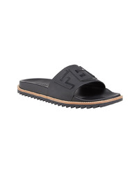 schwarze Zehensandalen von Fendi