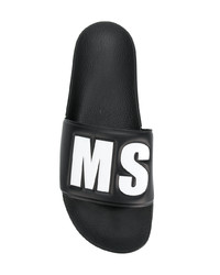 schwarze Zehensandalen von MSGM