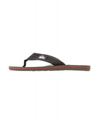schwarze Zehensandalen von Quiksilver