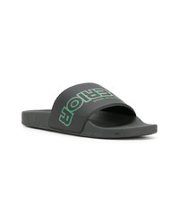 schwarze Zehensandalen von Diesel