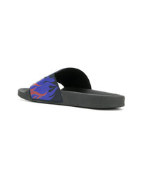 schwarze Zehensandalen von Diesel