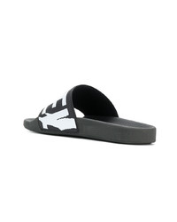 schwarze Zehensandalen von Diesel