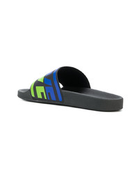 schwarze Zehensandalen von Diesel