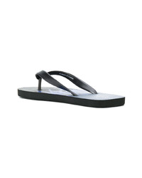 schwarze Zehensandalen von Diesel