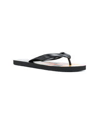 schwarze Zehensandalen von Diesel