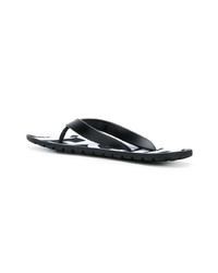 schwarze Zehensandalen von Diesel