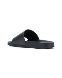 schwarze Zehensandalen von McQ Alexander McQueen