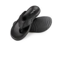 schwarze Zehensandalen von TIESTRA