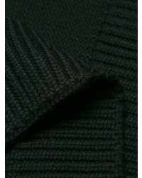 schwarze zweireihige Strickjacke von Prada