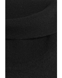 schwarzer ärmelloser Rollkragenpullover von Calvin Klein Collection