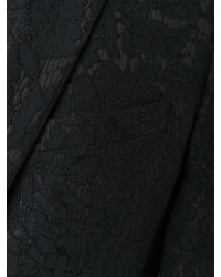 schwarzer Anzug mit Blumenmuster von Givenchy