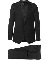 schwarzer Anzug mit Karomuster von Dolce & Gabbana