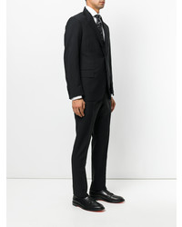 schwarzer Anzug von Mp Massimo Piombo