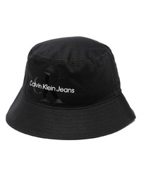 schwarzer bedruckter Fischerhut von Calvin Klein Jeans