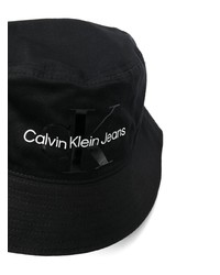 schwarzer bedruckter Fischerhut von Calvin Klein Jeans