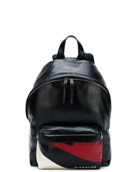 schwarzer bedruckter Leder Rucksack von Givenchy