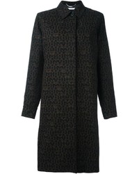 schwarzer bedruckter Mantel von Givenchy
