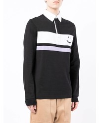 schwarzer bedruckter Polo Pullover von PS Paul Smith