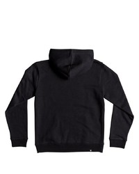 schwarzer bedruckter Pullover mit einem Kapuze von DC Shoes