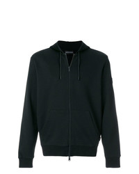 schwarzer bedruckter Pullover mit einem Kapuze von Emporio Armani