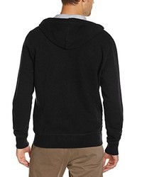 schwarzer bedruckter Pullover mit einem Kapuze von Helly Hansen