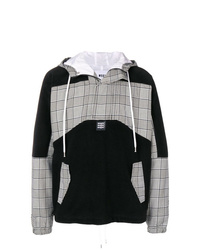 schwarzer bedruckter Pullover mit einem Kapuze von MSGM