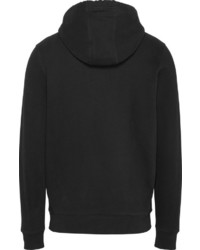 schwarzer bedruckter Pullover mit einem Kapuze von Tommy Jeans