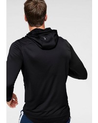 schwarzer bedruckter Pullover mit einem Kapuze von Under Armour