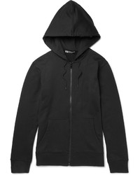 schwarzer bedruckter Pullover mit einem Kapuze von Y-3