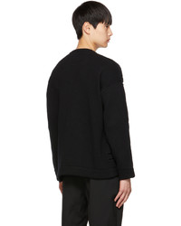 schwarzer bedruckter Pullover mit einem Rundhalsausschnitt von Valentino